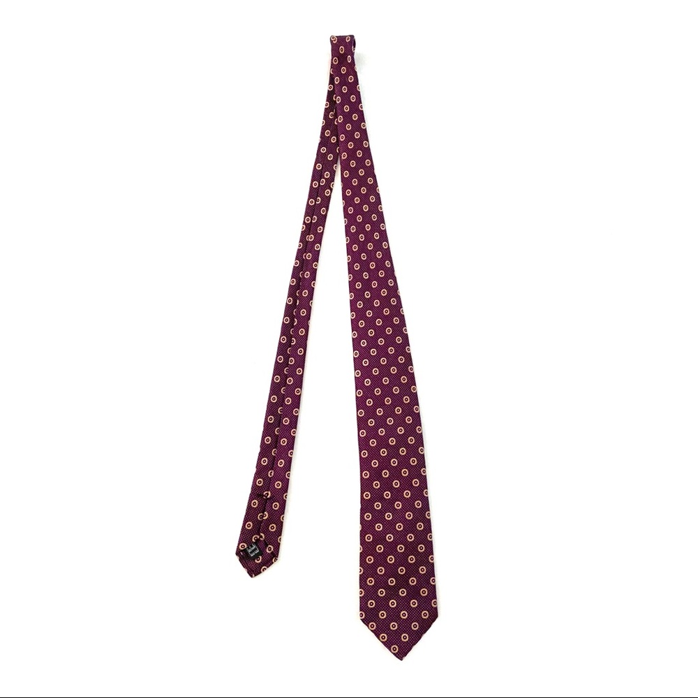 SOLD! 💚Ike Behar Silk Tie - Picture 3 of 6